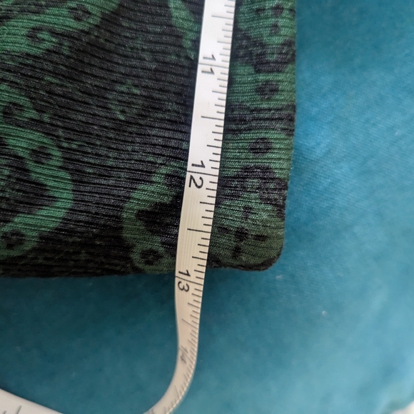 Pink Rose Womens Pants Flare Leg Ribbed Black Green Stretch Pull On Medium - Picture 2 of 8